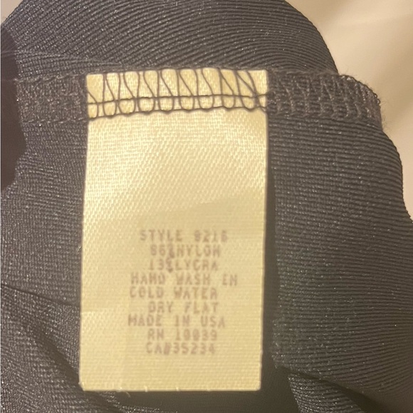 Emma Black Midi Dress Jersey Stretch Vneck Pull on basic sheath cap short sleeve - Picture 5 of 5